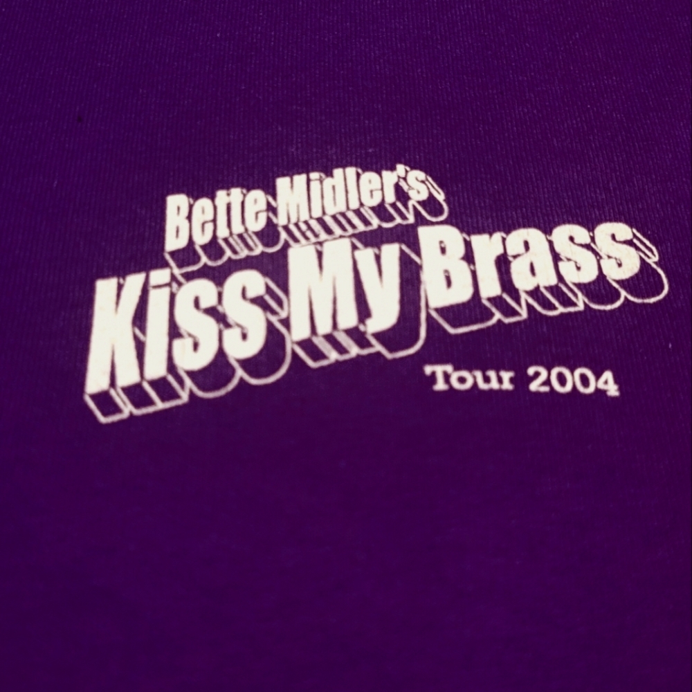 Bette Midler's Kiss My Brass shirt